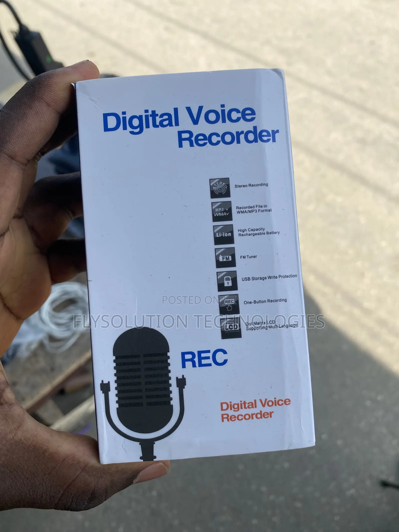 Portable Digital Voice Audio Recorder