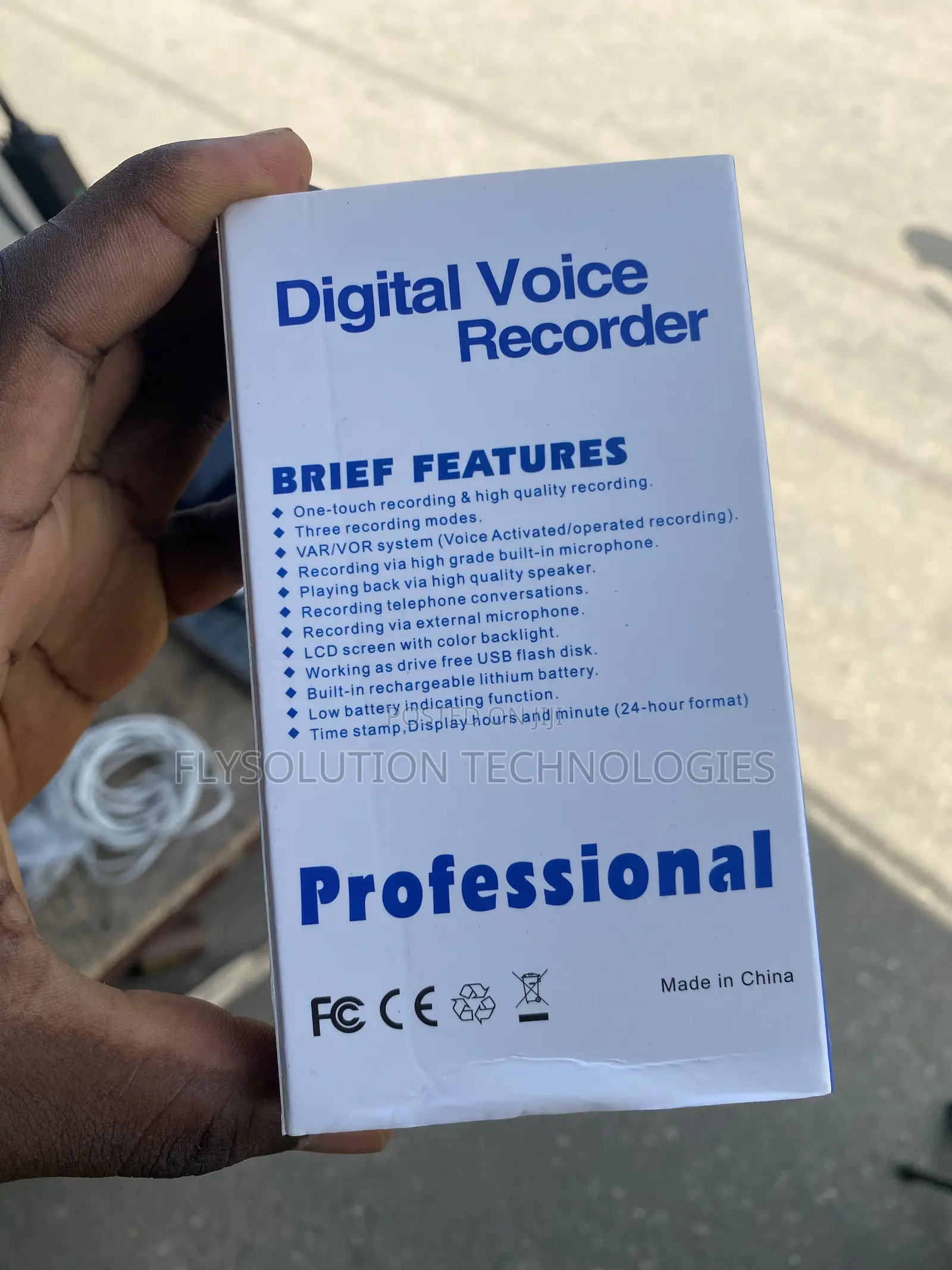 Portable Digital Voice Audio Recorder