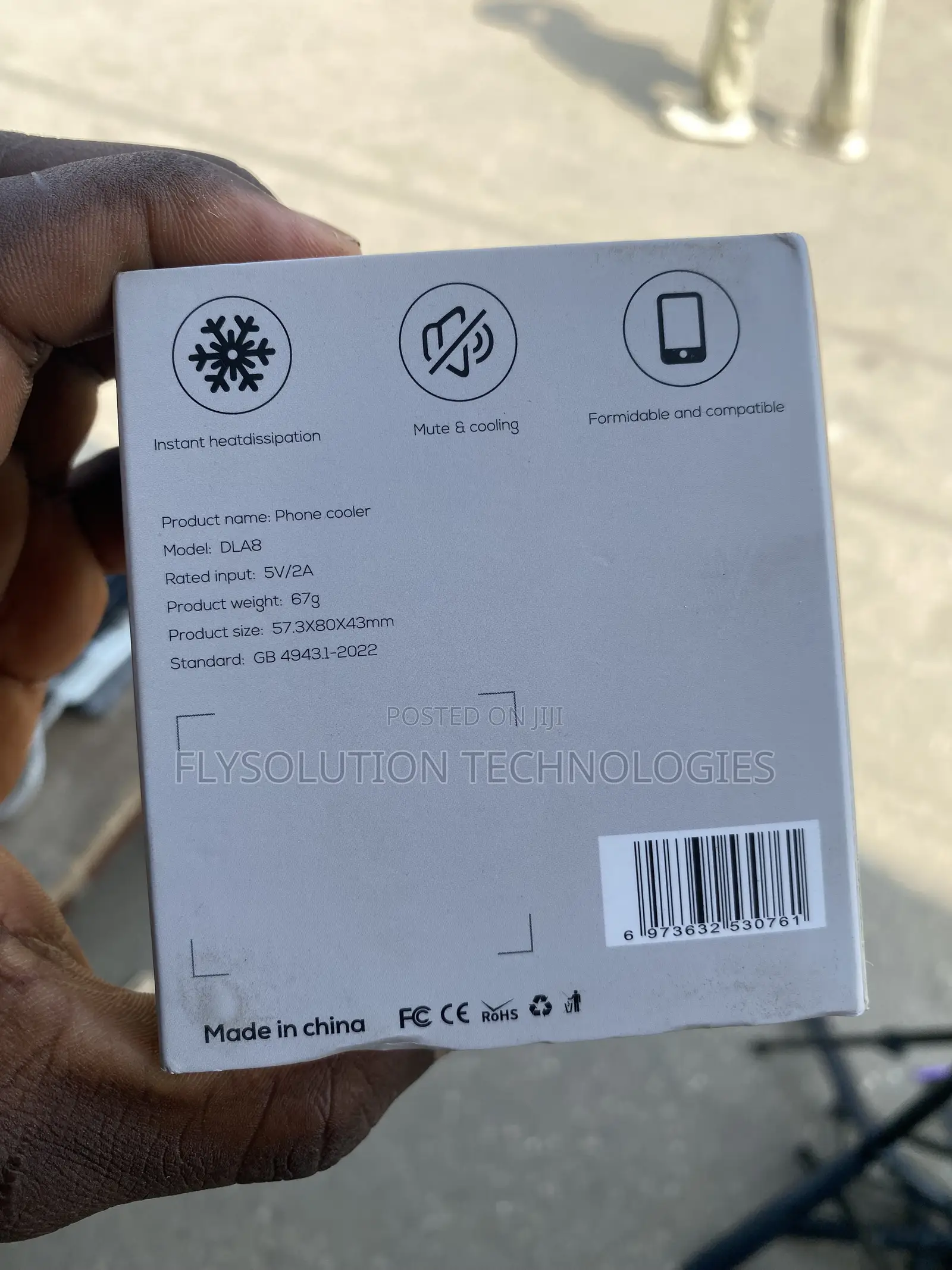 MEMO DLA8 Phone Cooler Digital Display