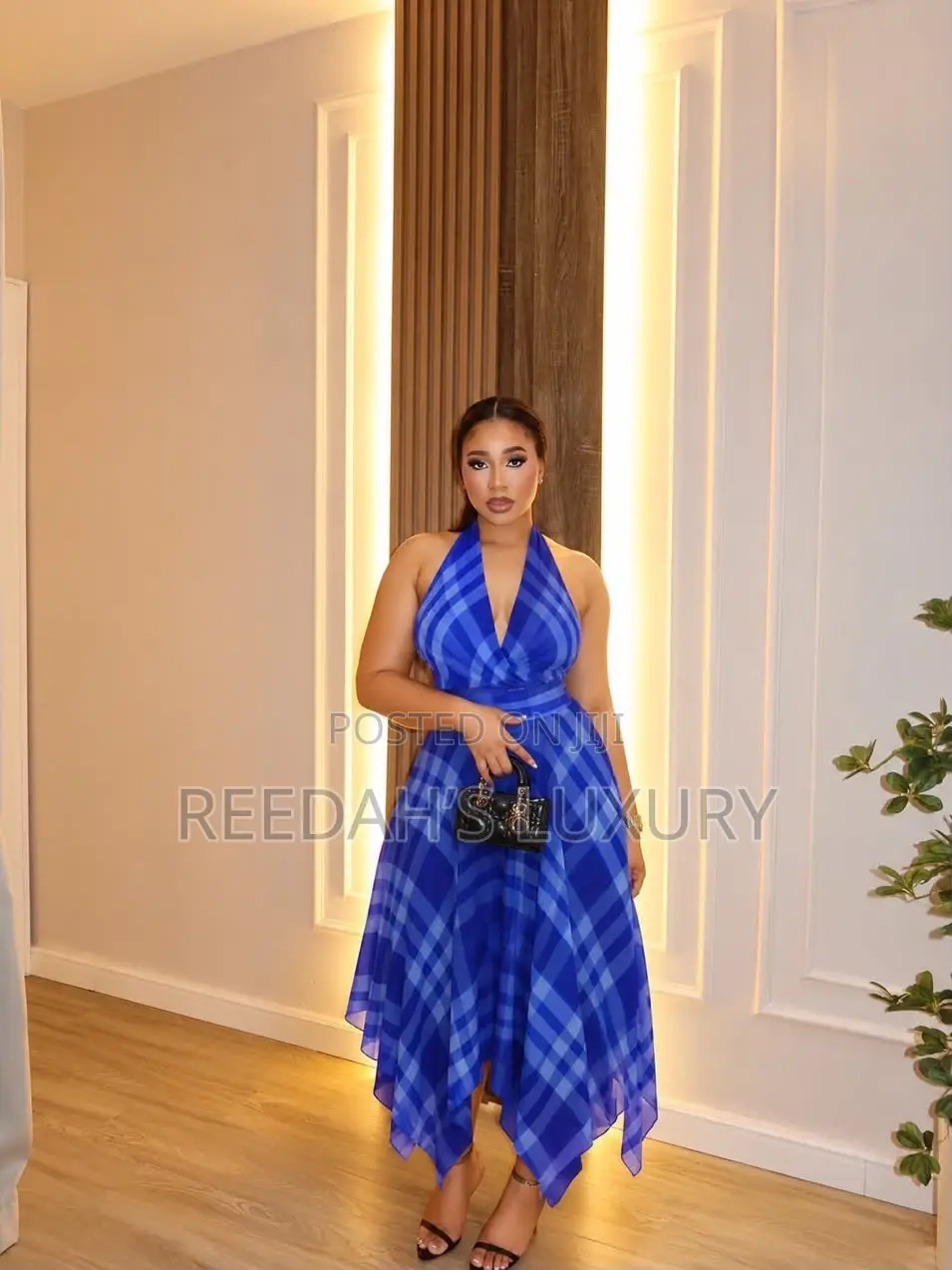 Sexy Halter Mesh Dress