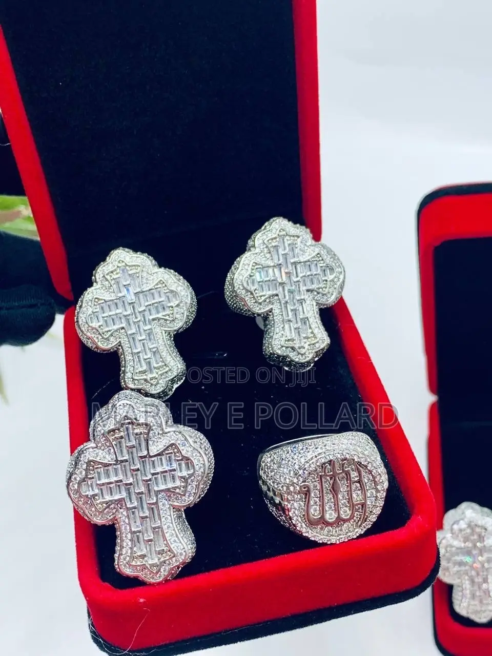 Cz Buss Down Mens High Grade Silver Rings