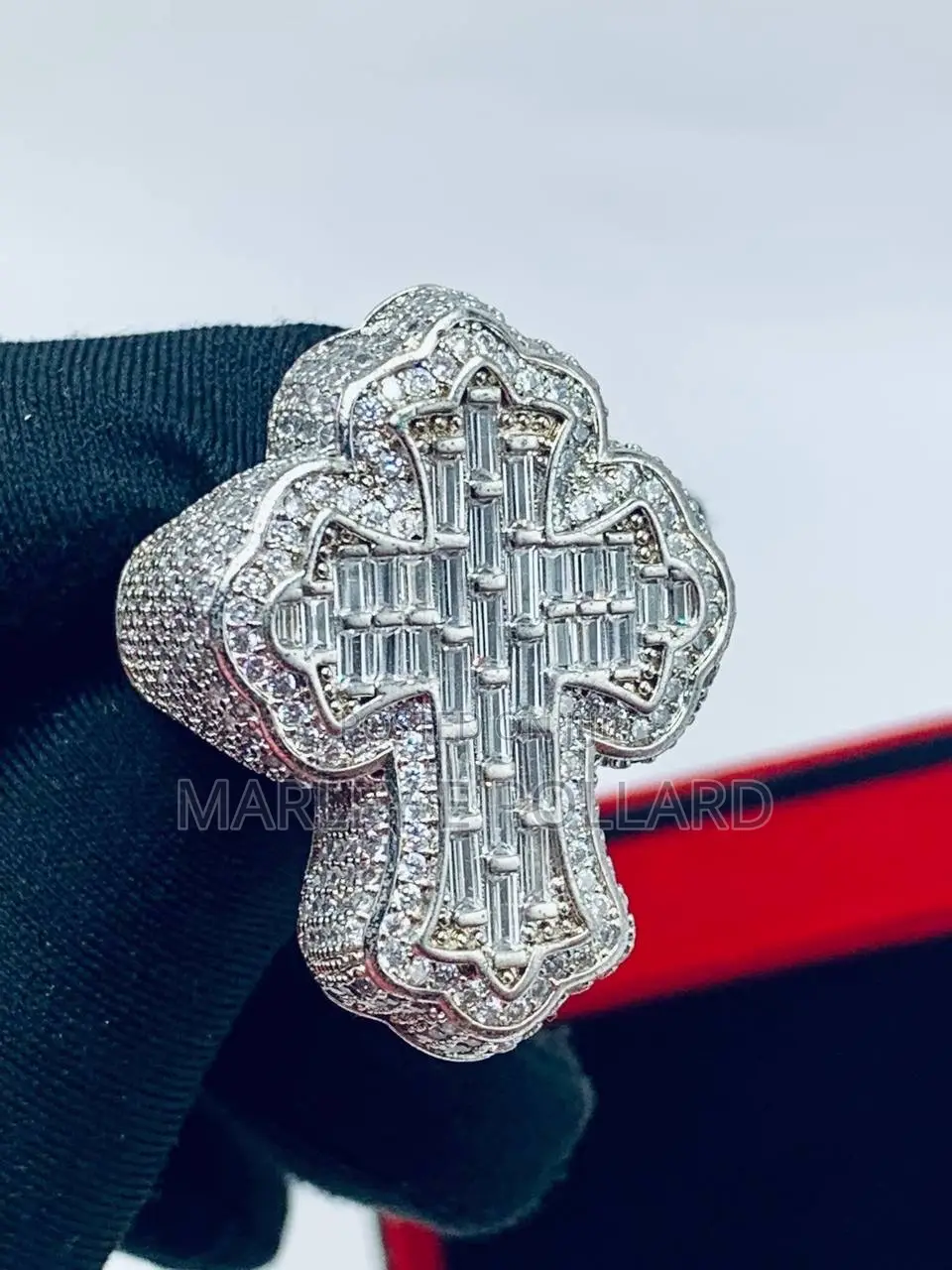 Cz Buss Down Mens High Grade Silver Rings