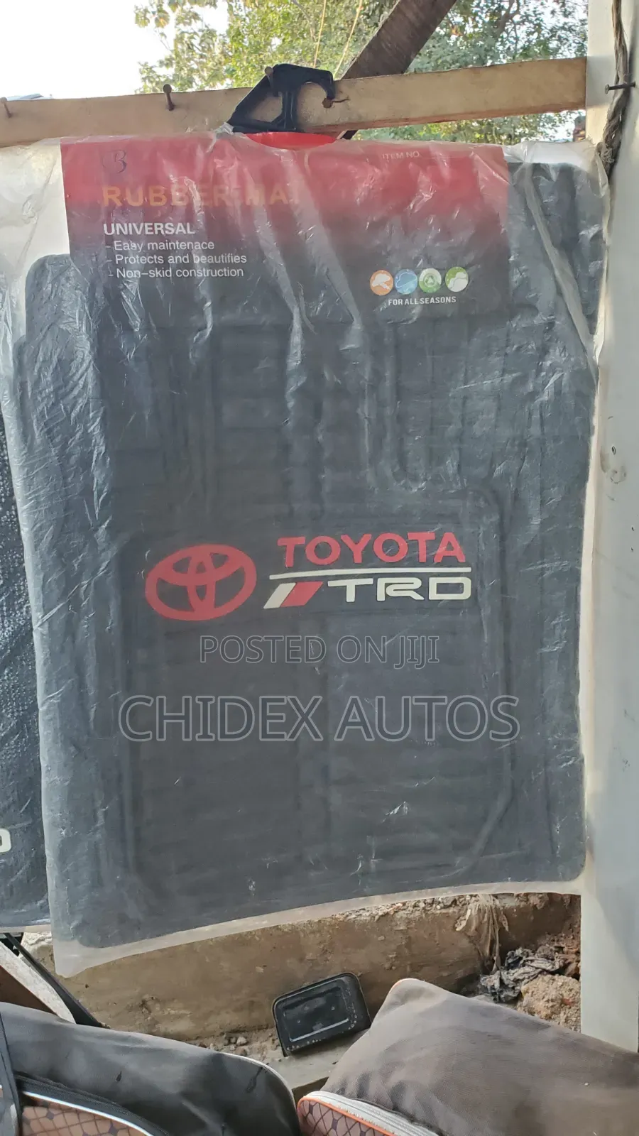 Rubber Foot Mat for Toyota "