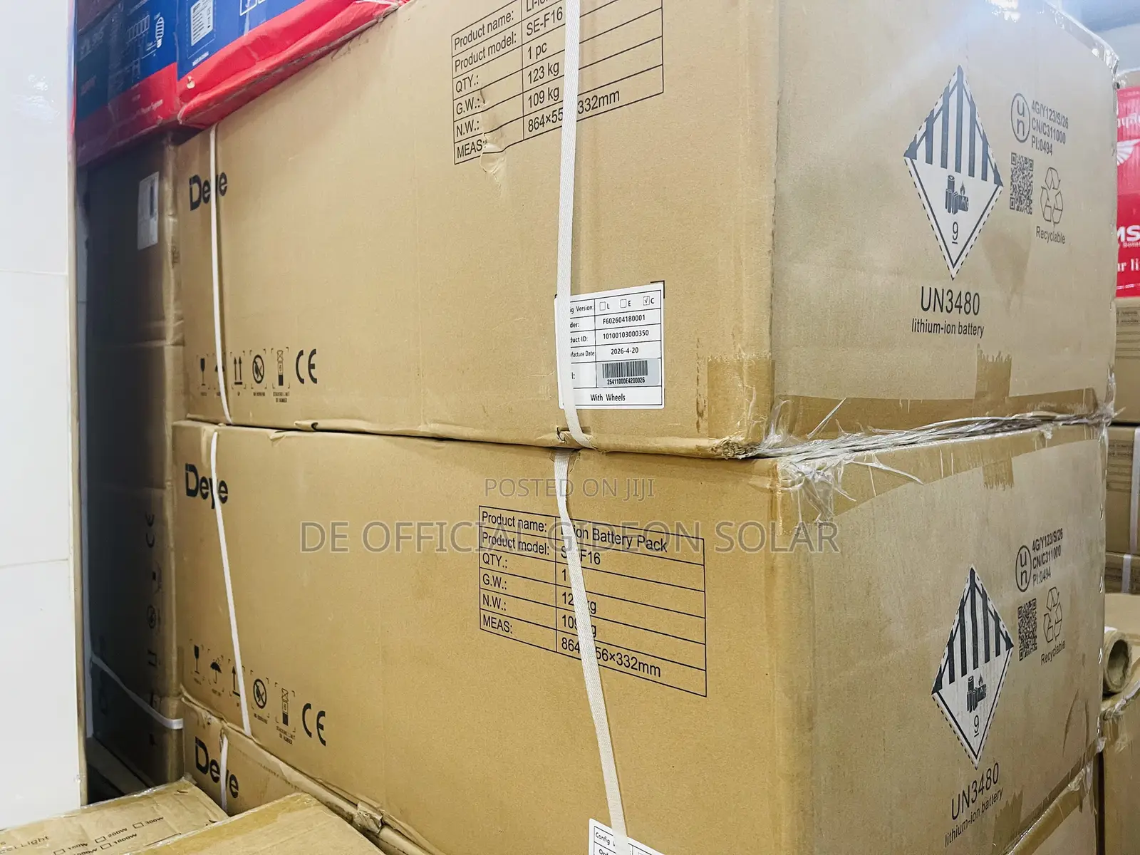 DEYE 16kwh Lithium Battery