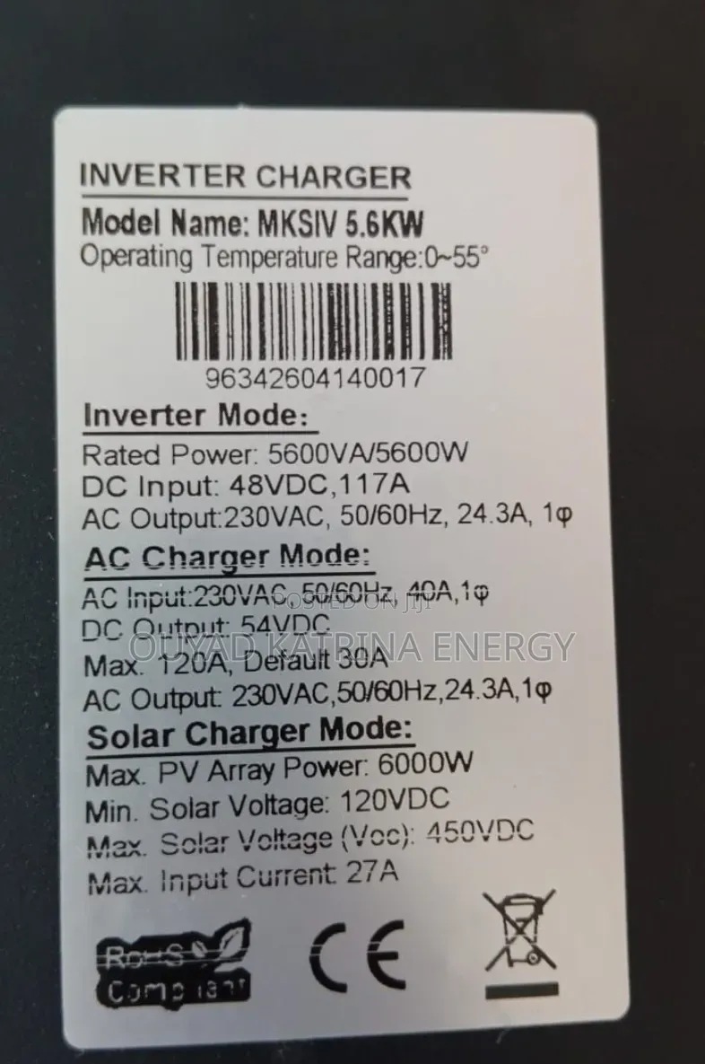 48V 5.6kVA Hybrid Inverter