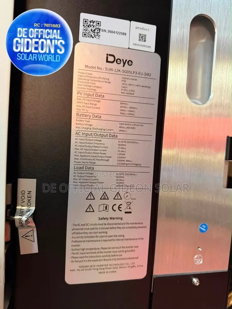 12000watts Double pV 3phase 48volts Smart Inverter