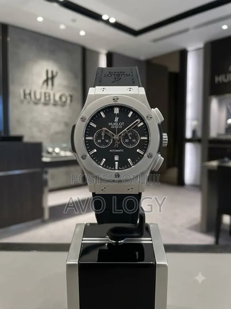 Hublot Geneve Leather Wristwatch