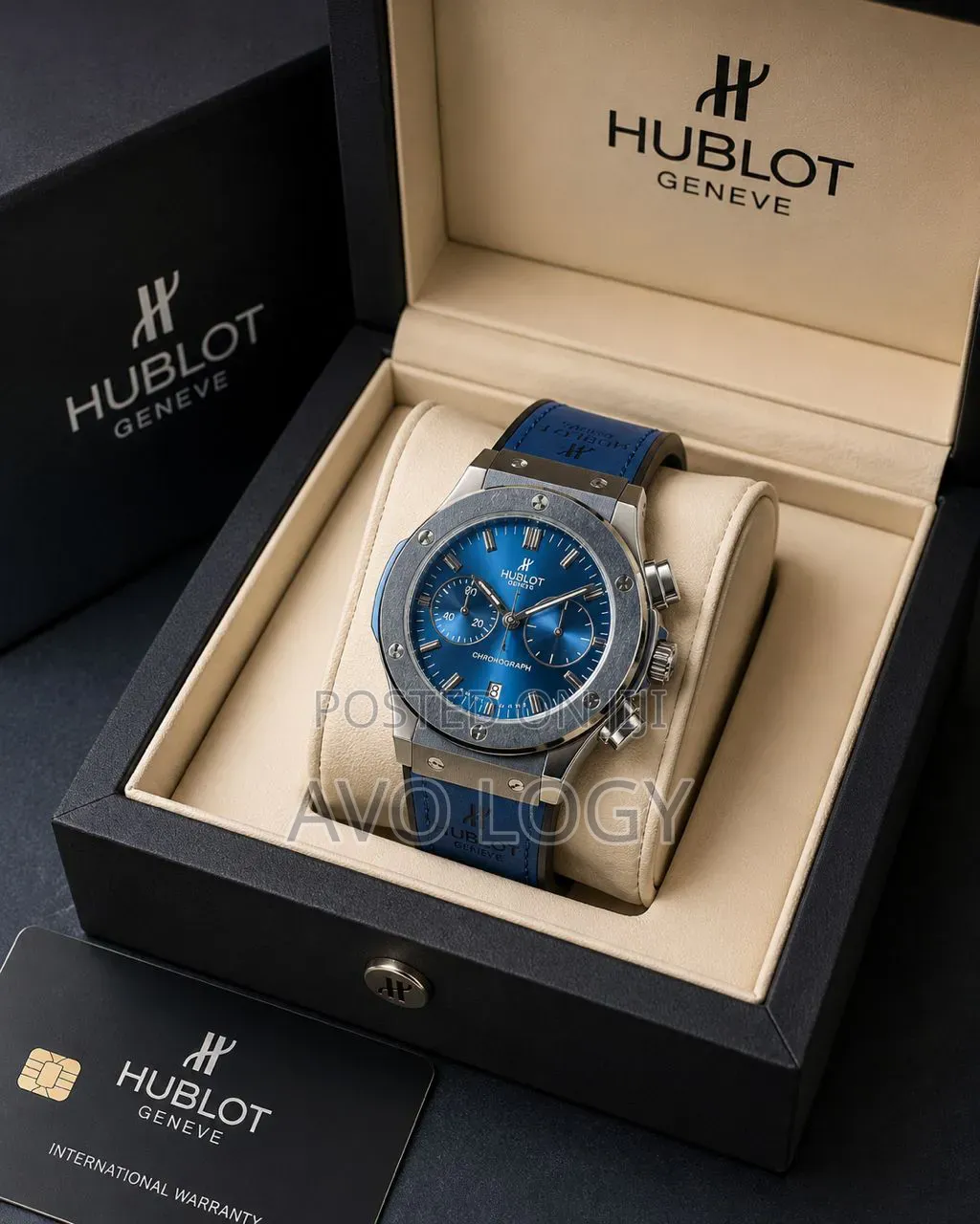 Hublot Geneve Leather Wristwatch