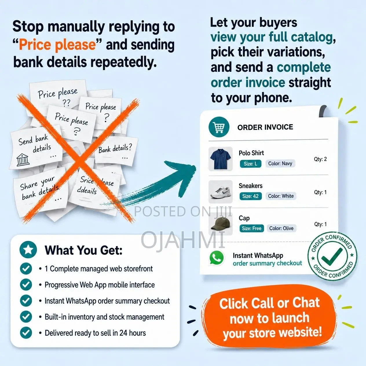 All-in-One Merchant Catalog Website for Daily Sales in Epe