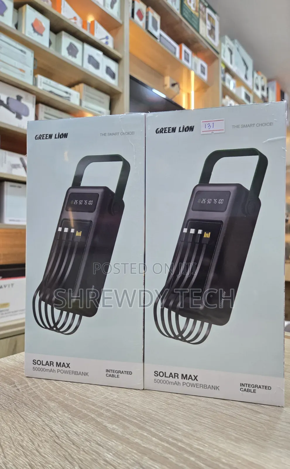 Green Lion Solar Max 50,000mAh Powerbank