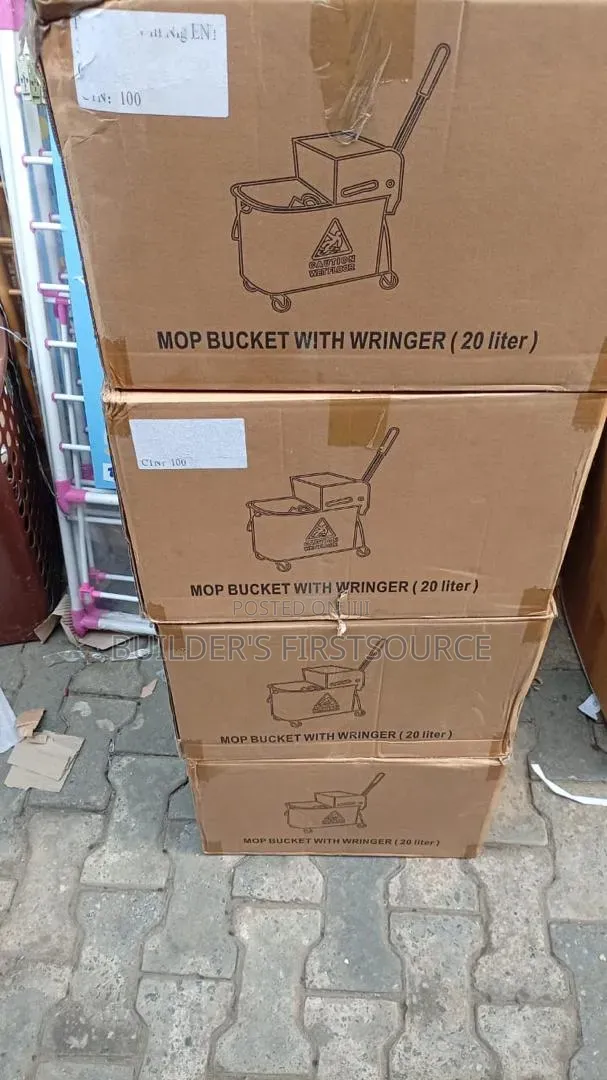 Mop Bucket With Wringer {20 Liters }