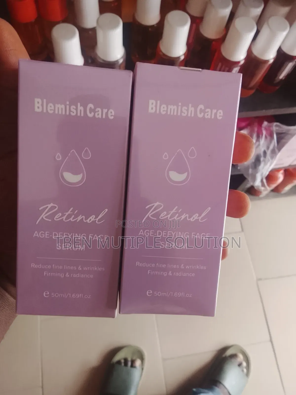 Blemish Care Retinol Age-Defying Face Serum.