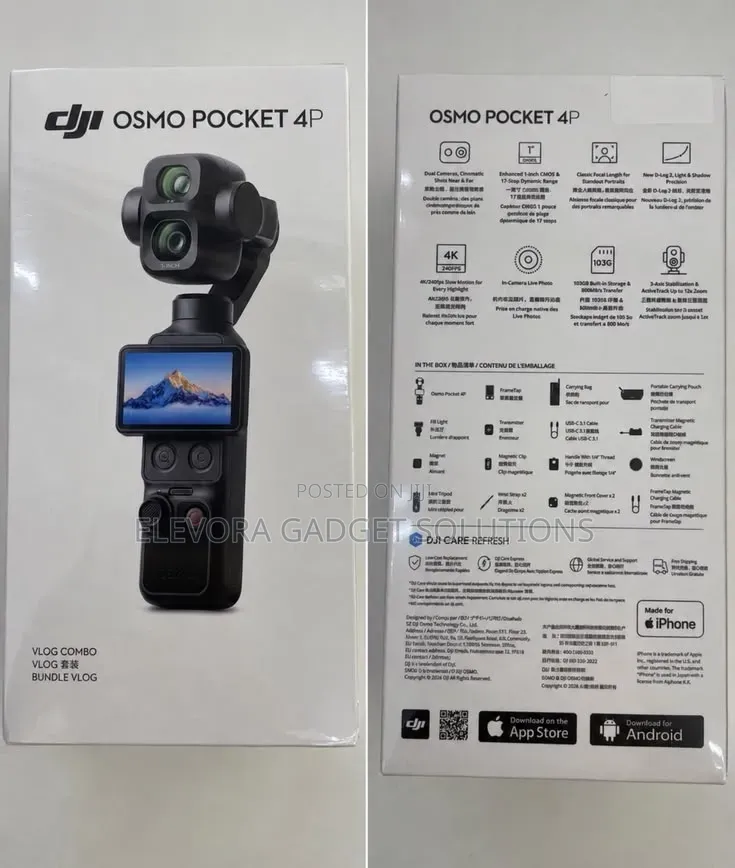 Brand New DJI Osmo Pocket 4P Vlog Combo