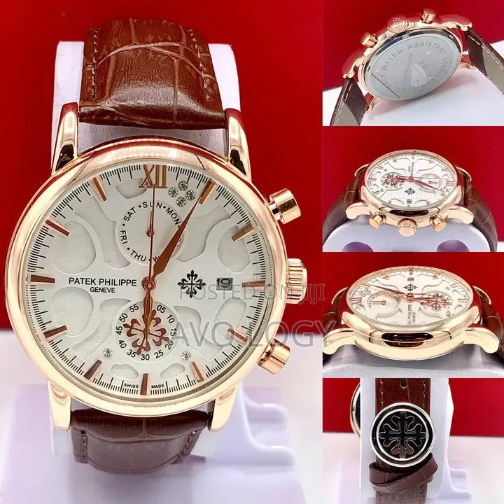 Patek Philippe Genève Leather Wristwatch