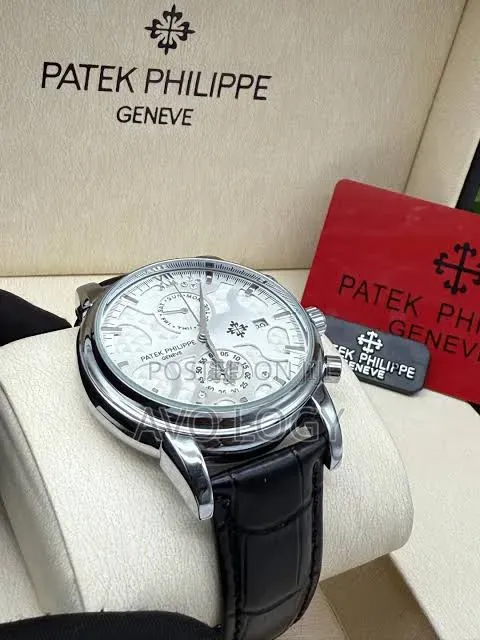 Patek Philippe Genève Leather Wristwatch