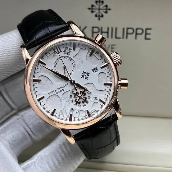 Patek Philippe Genève Leather Wristwatch