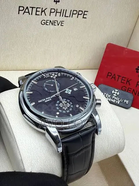 Patek Philippe Genève Leather Wristwatch
