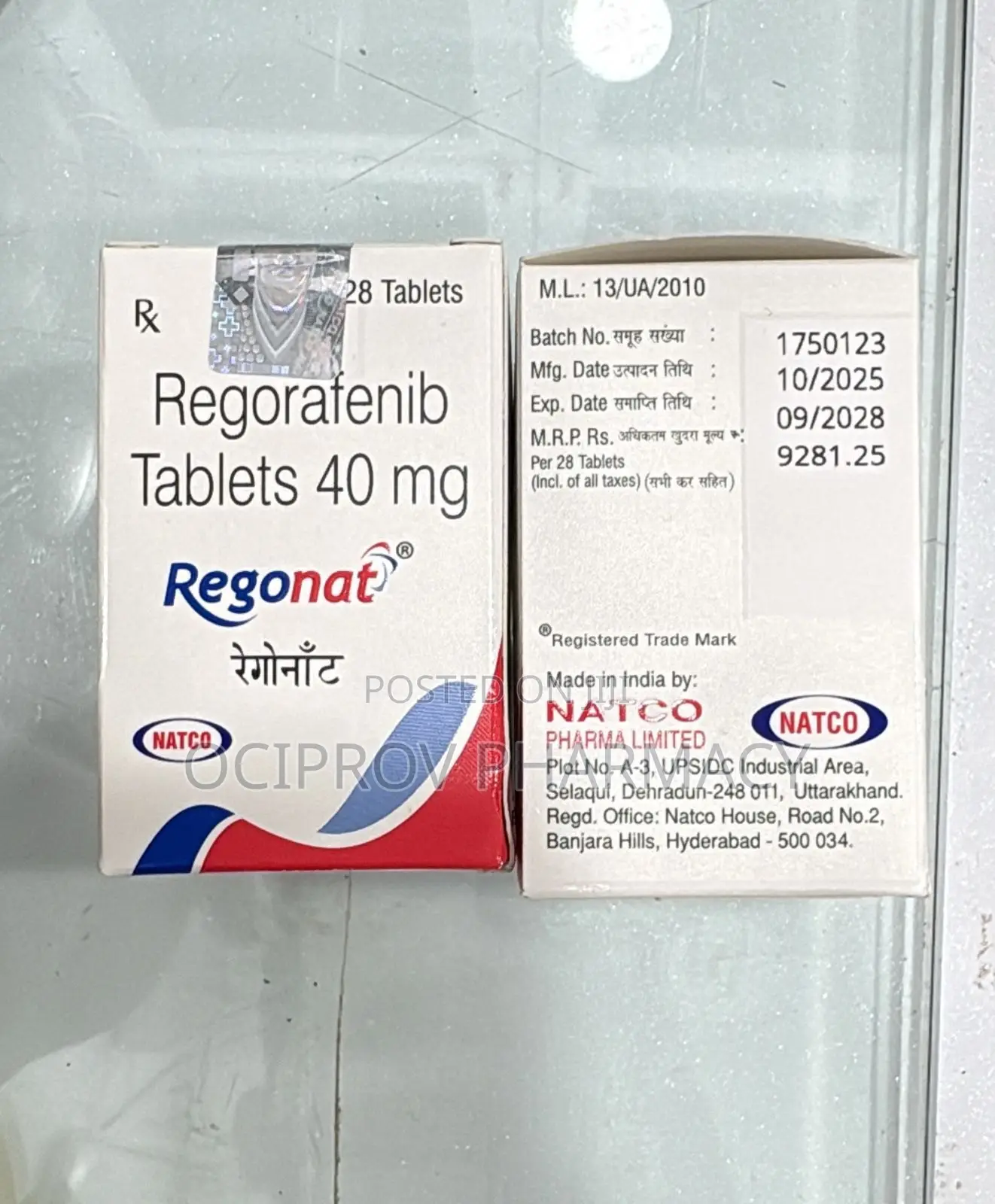 Regorafenib Tablets 40 Mg