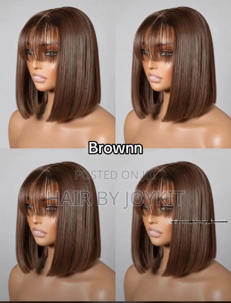 10” Inches SDD Bone Straight Brown