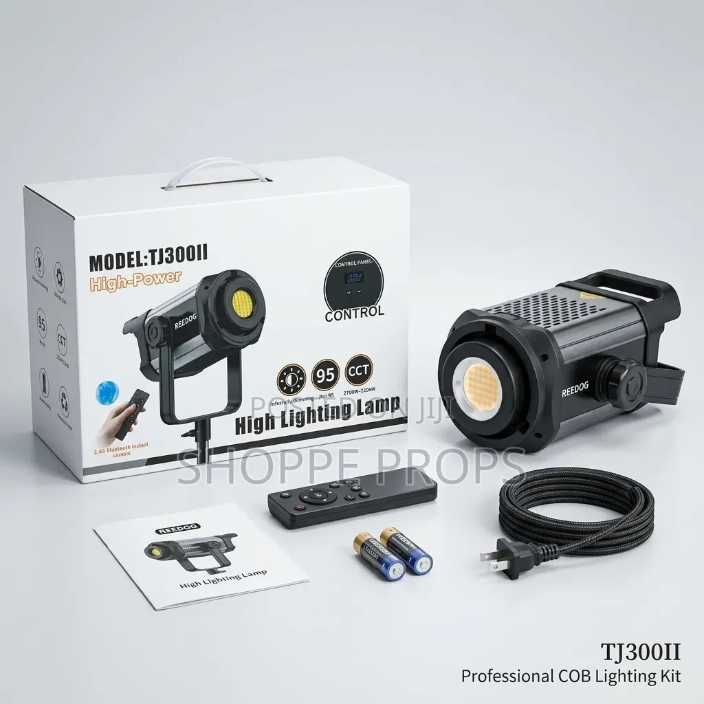 Bediro Tj300ii 300w Bi-Color Continuous Cob Video Led Light With Stand