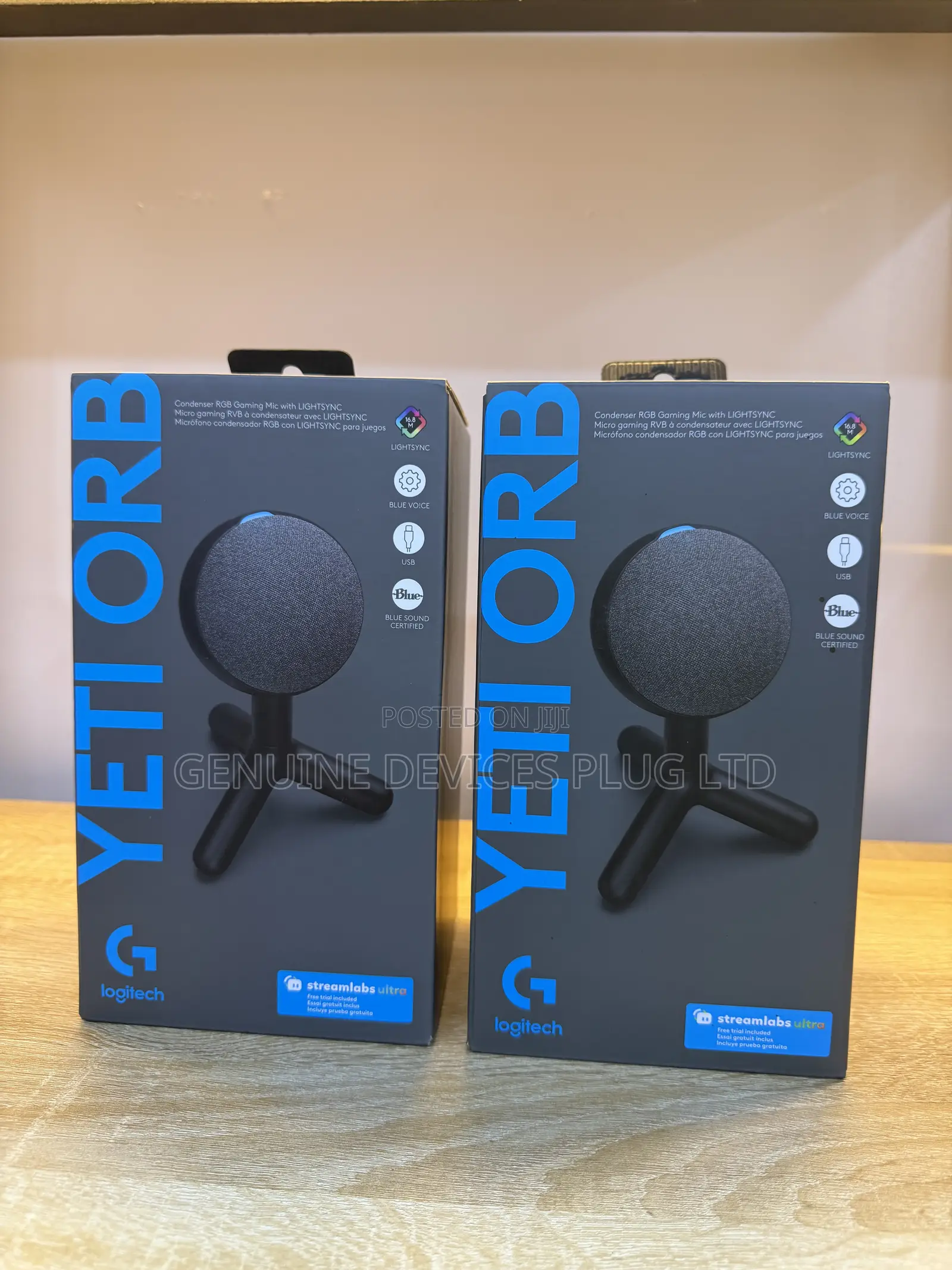 Logitech G Yeti Orb Condenser RGB USB Gaming Microphone