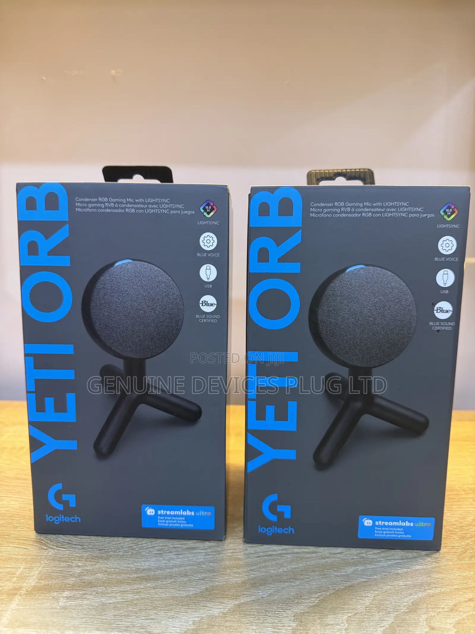 Logitech G Yeti Orb Condenser RGB USB Gaming Microphone