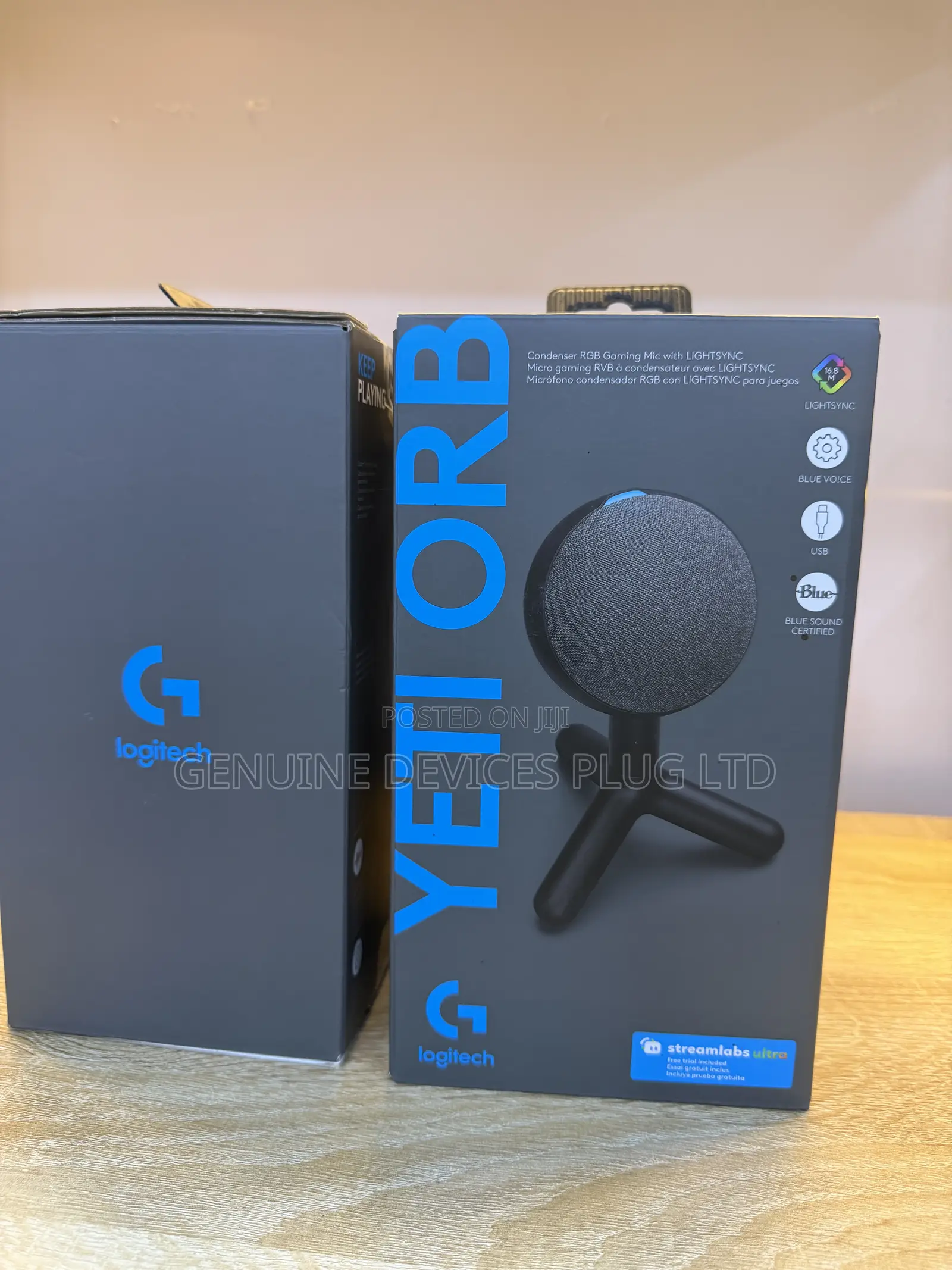 Logitech G Yeti Orb Condenser RGB USB Gaming Microphone