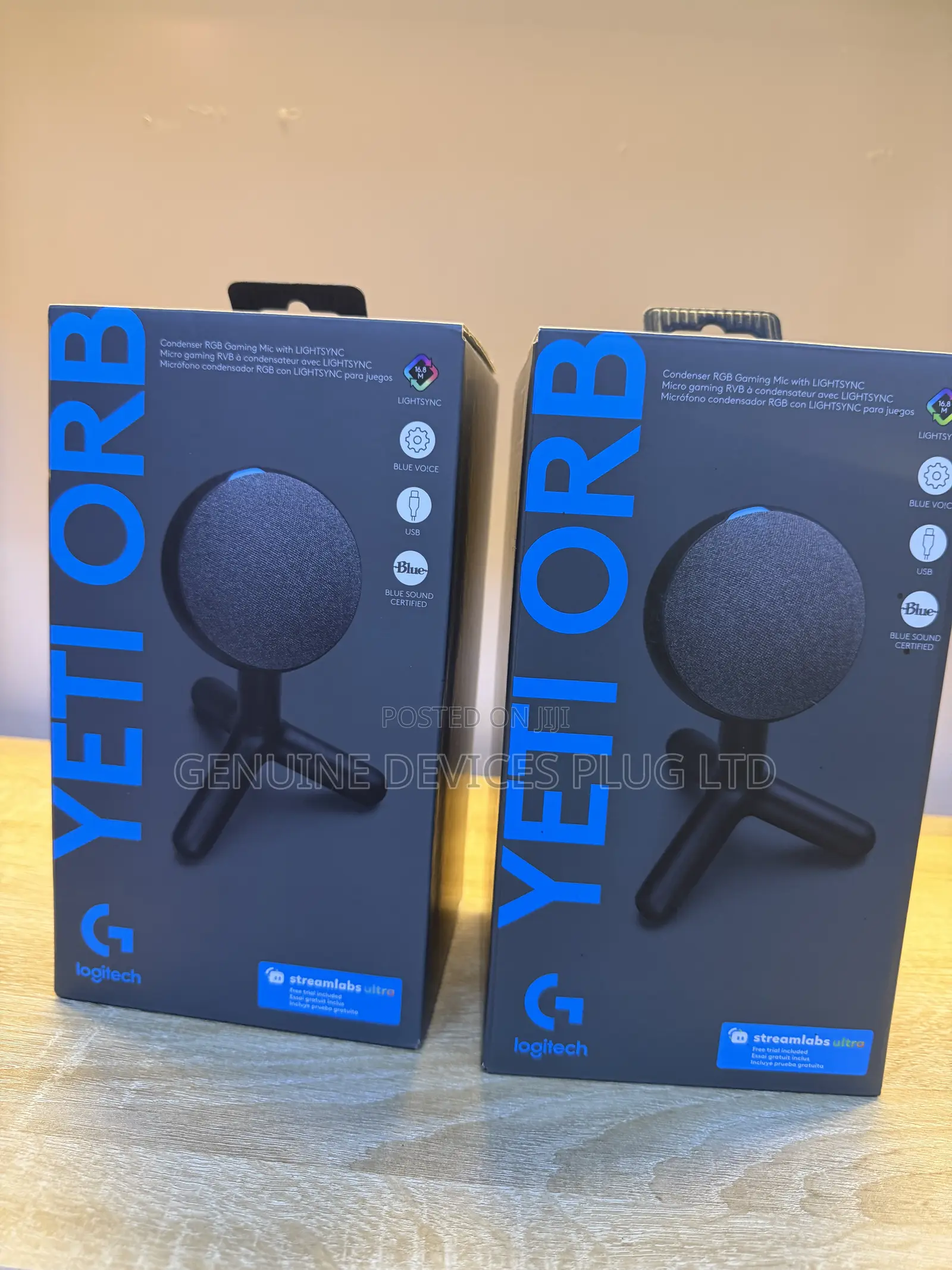 Logitech G Yeti Orb Condenser RGB USB Gaming Microphone