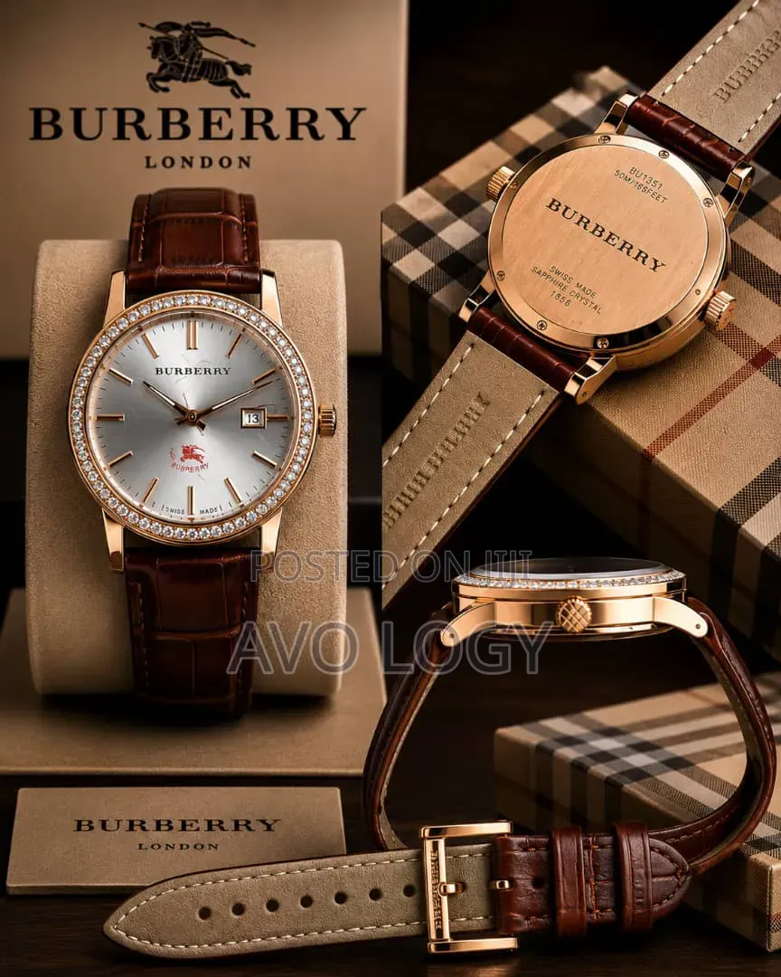 Burberry Leather Wristwatch
