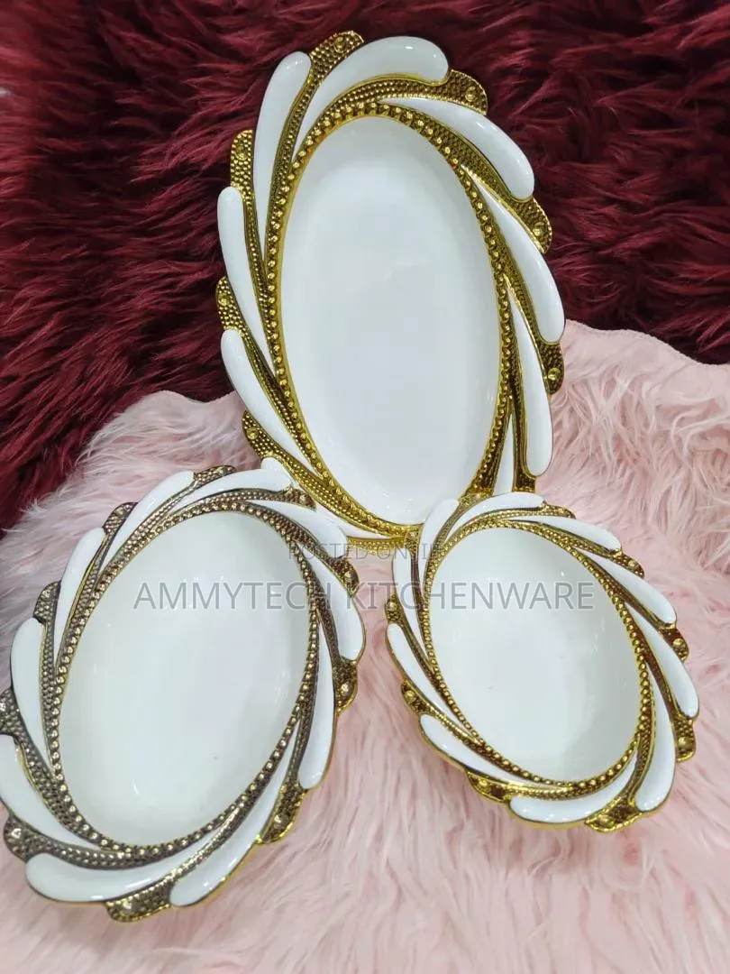 Unique and Classic Ceramics Oval Serving Plates/Dishes