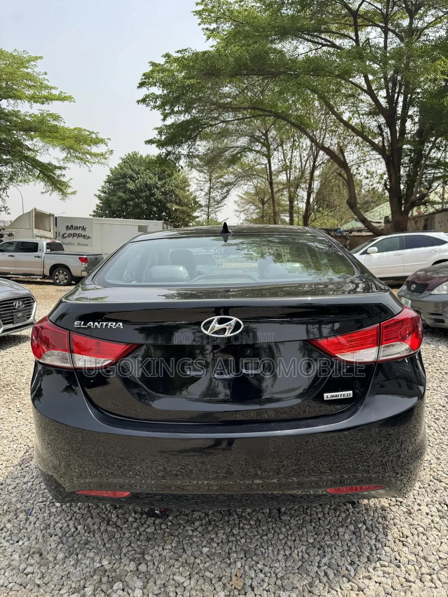 Hyundai Elantra Limited 2012 Black