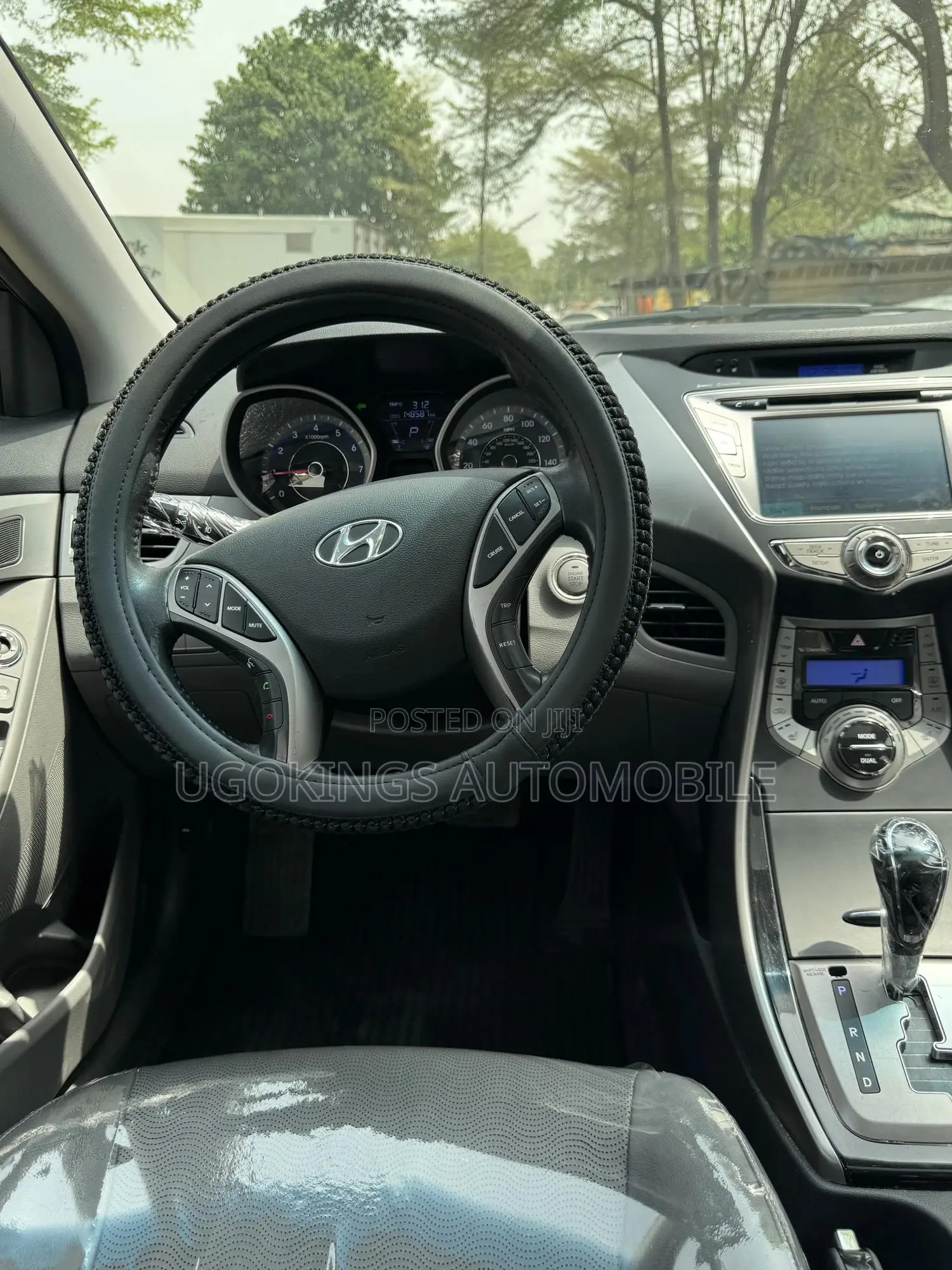 Hyundai Elantra Limited 2012 Black