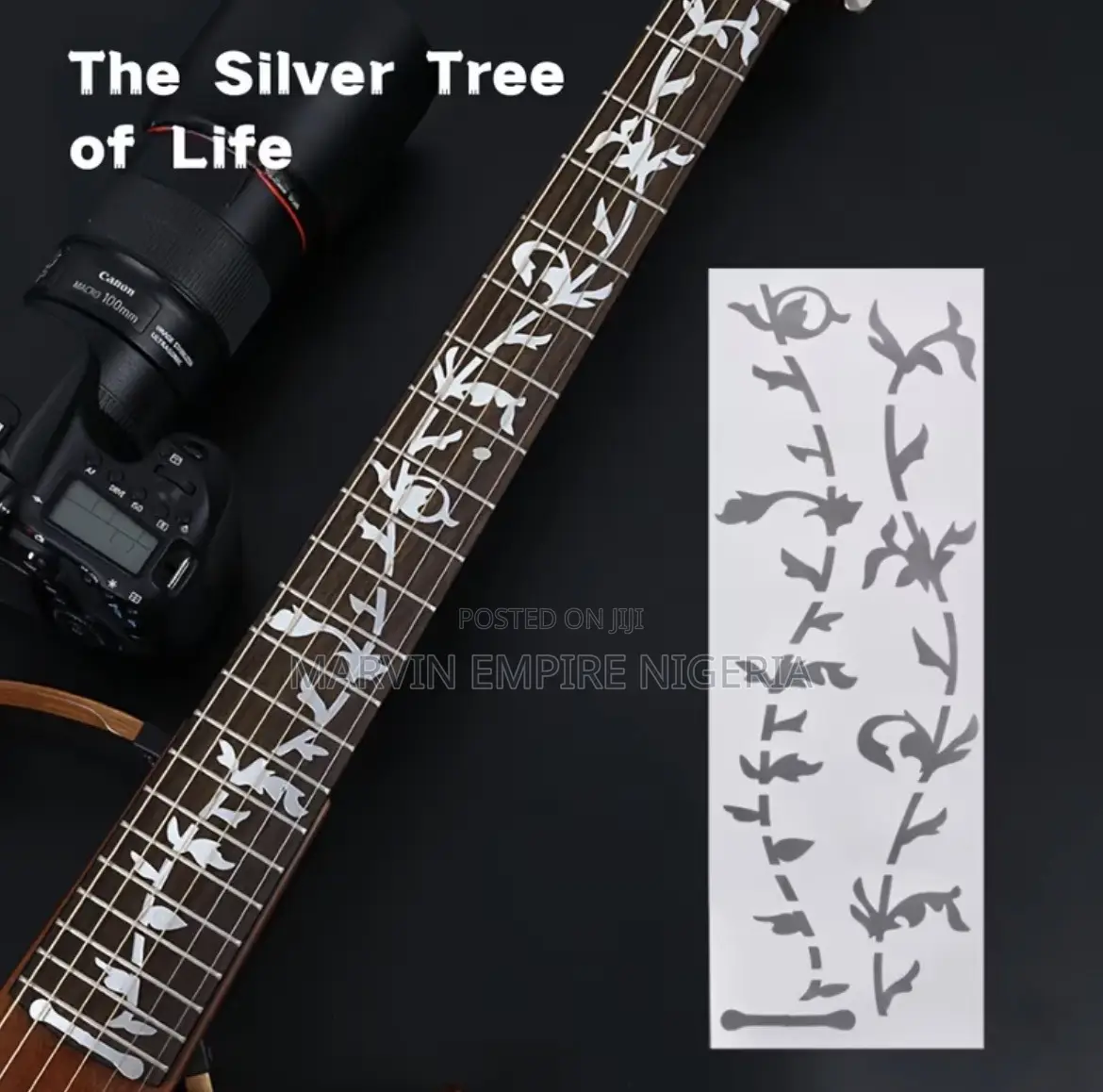 Guitar Fretboard Stickers Inlay Durable ABS Enhance Your Guitar’s Look