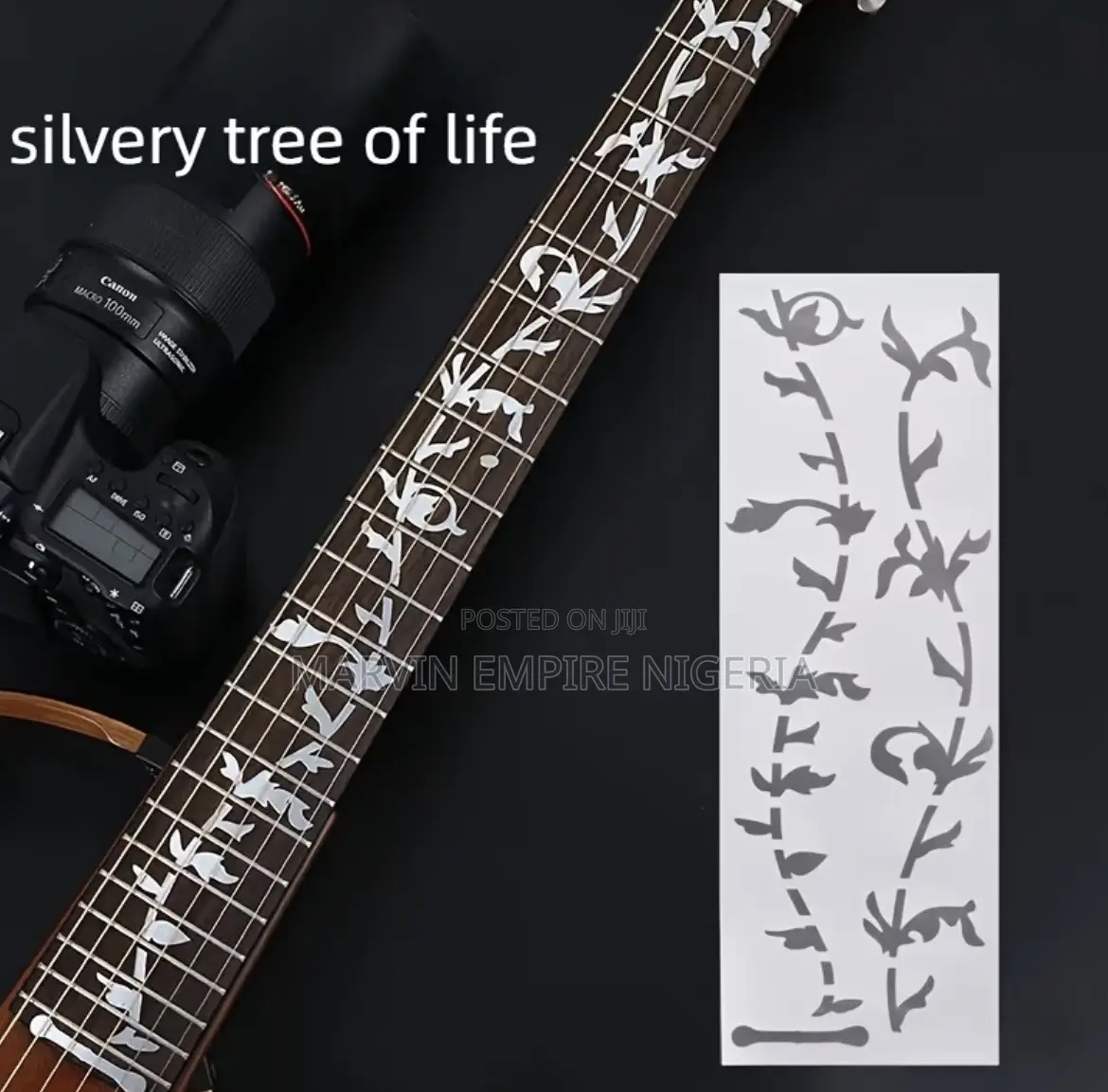 Guitar Fretboard Stickers Inlay Durable ABS Enhance Your Guitar’s Look