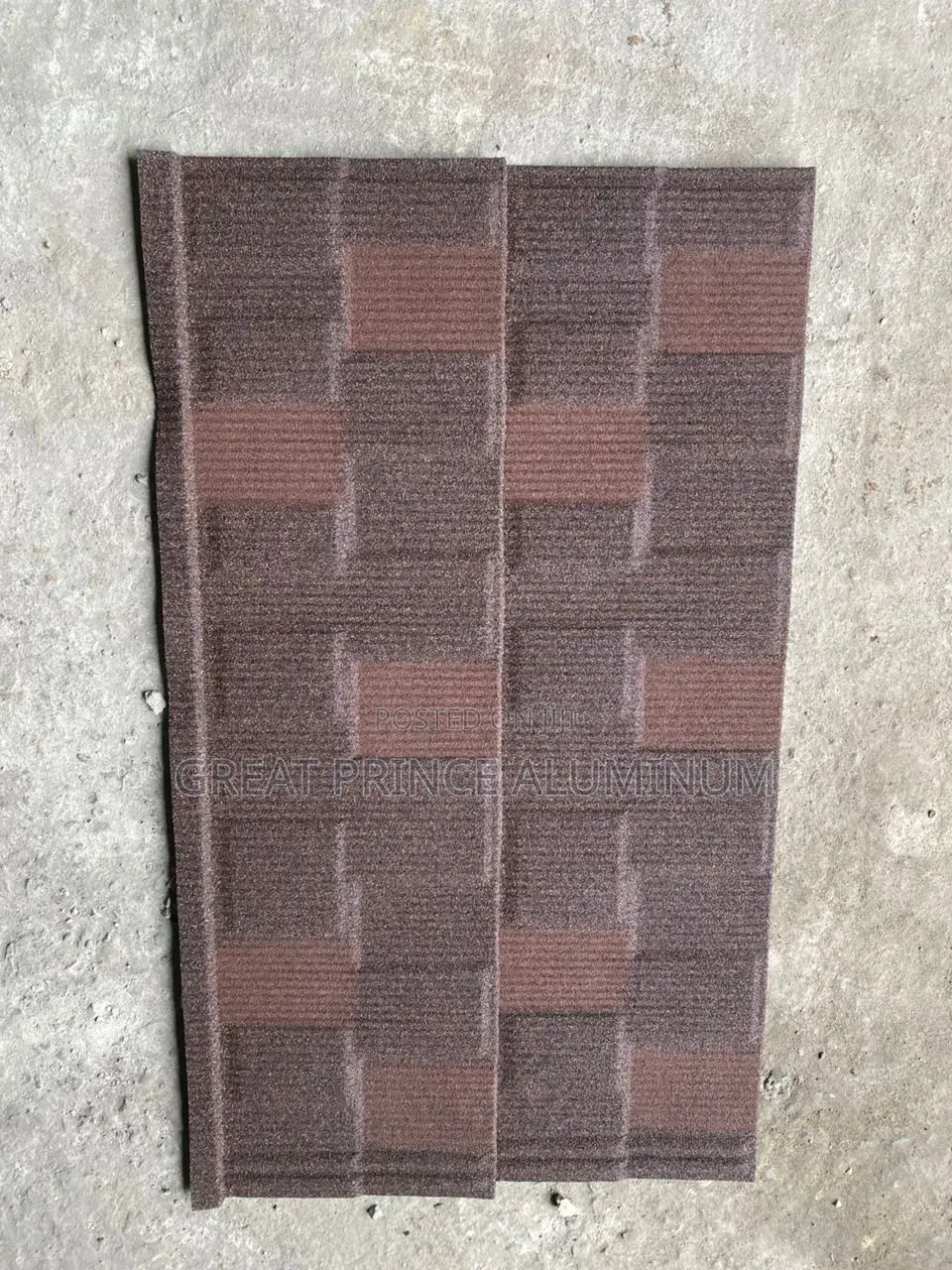 Stone Ties Roofing Sheet Woodchick Brown Unblock Bond Brock and Green