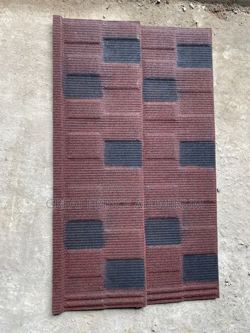 Stone Ties Roofing Sheet Woodchick Brown Unblock Bond Brock and Green