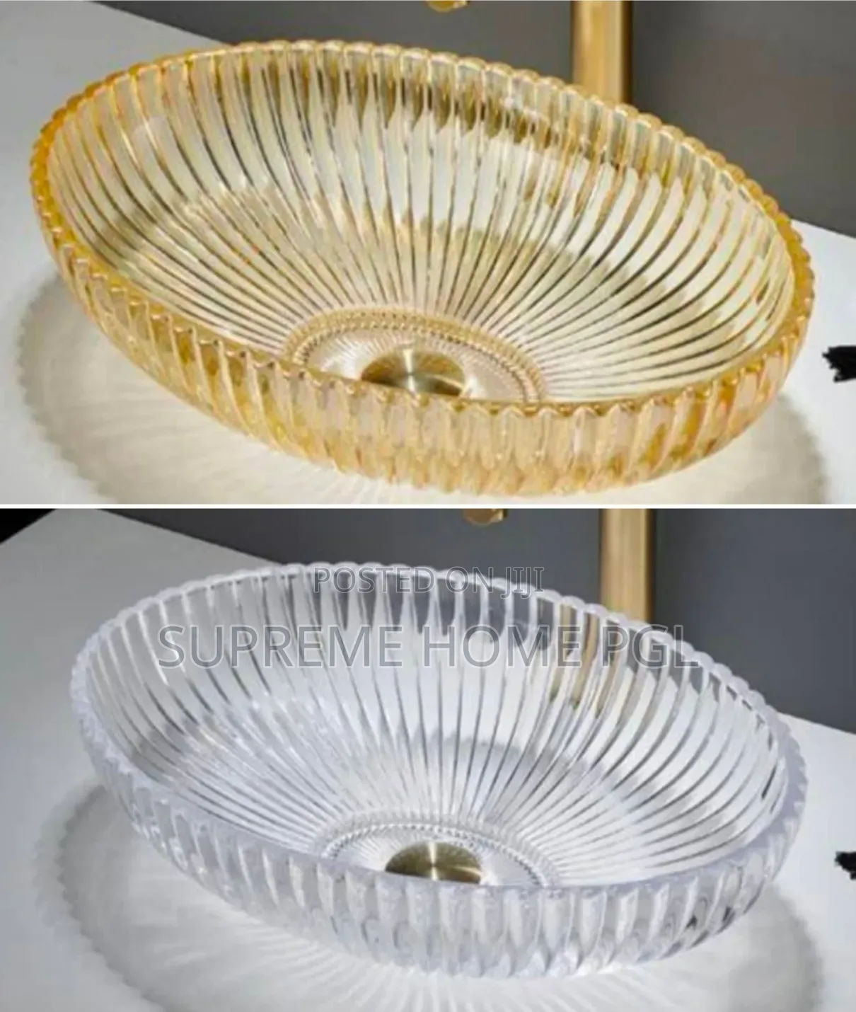 High Quality Crystal Luxury Wash Hand Basin
