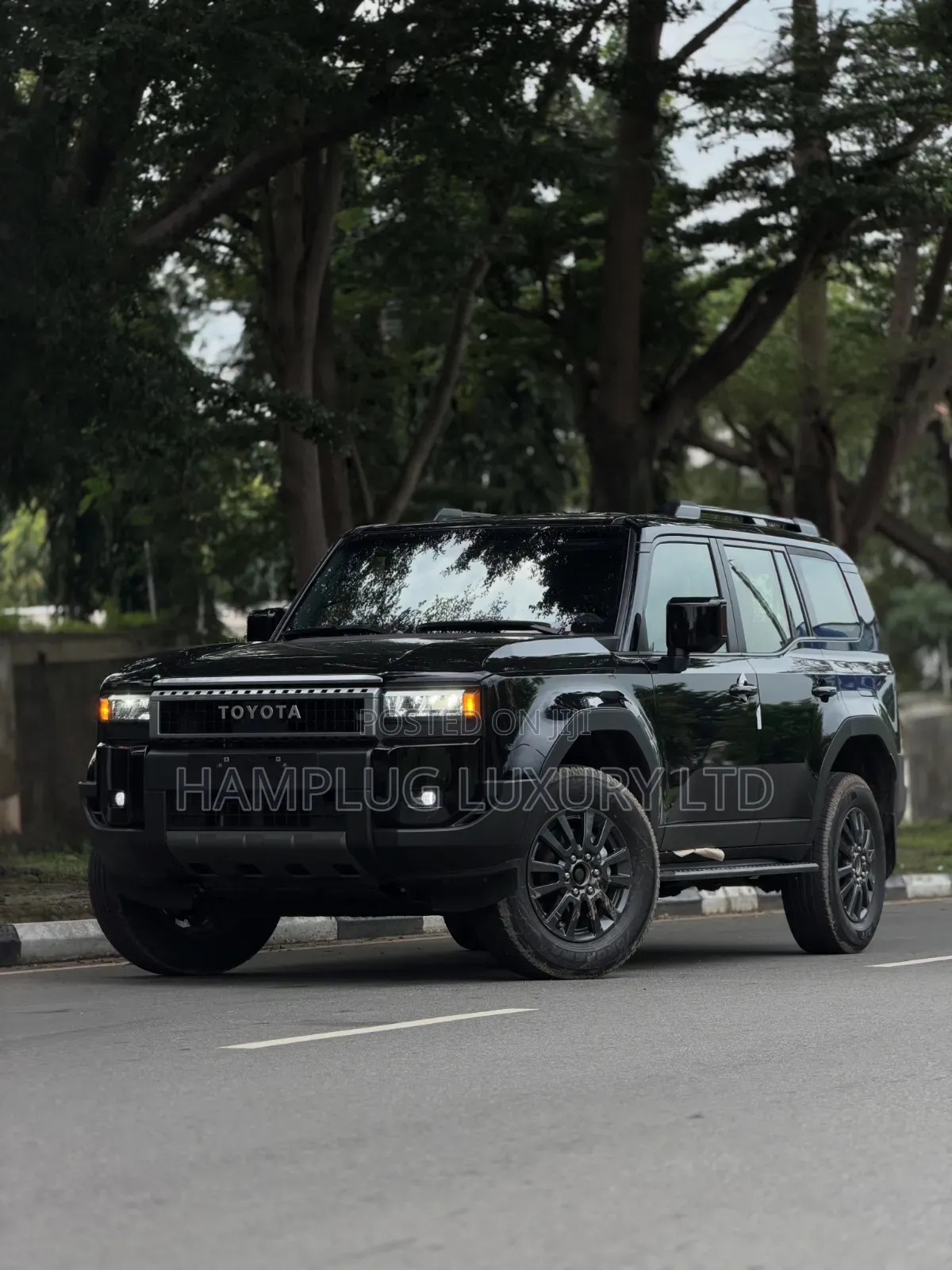 New Toyota Land Cruiser Prado 2025 Black
