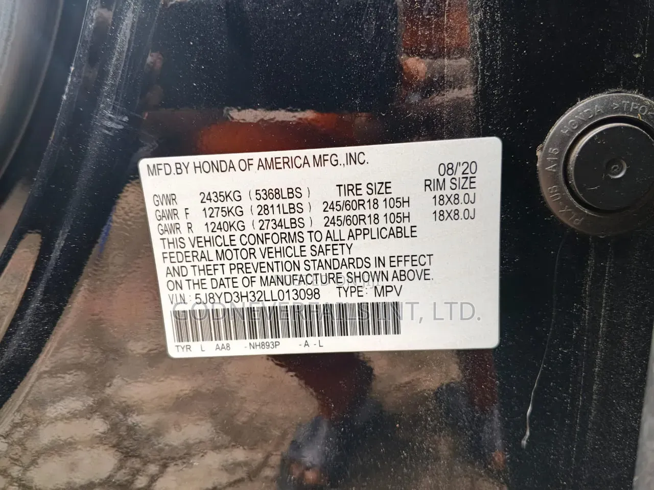 Acura MDX 2021 Black