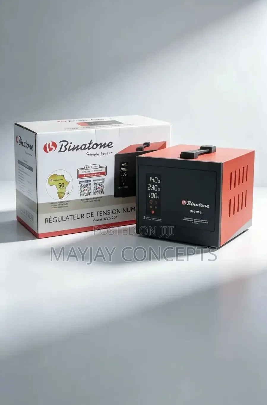 Binatone 2000W Digital Voltage Stabilizer | 2000VA