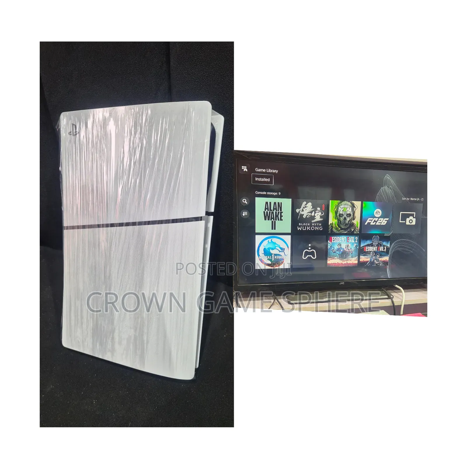 Digital PS5 SLIM 1TB With 7 Games Available as Seen for Sale or Swap