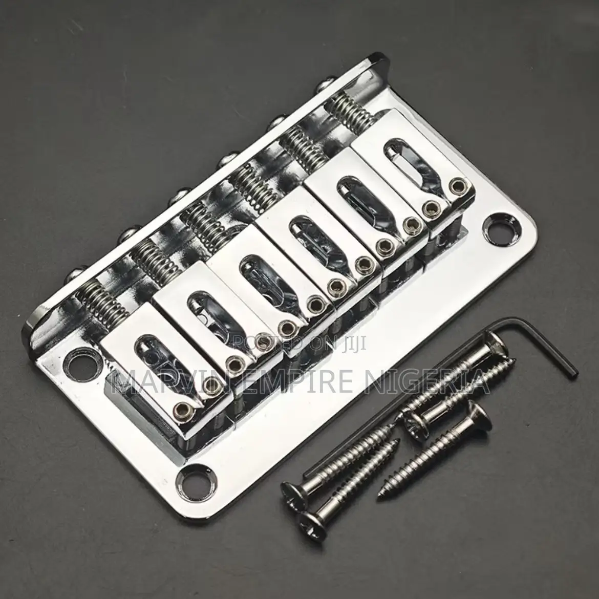 6-String Fixed Electric Lead Guitar Bridge 78X42Mm With Tailpiece