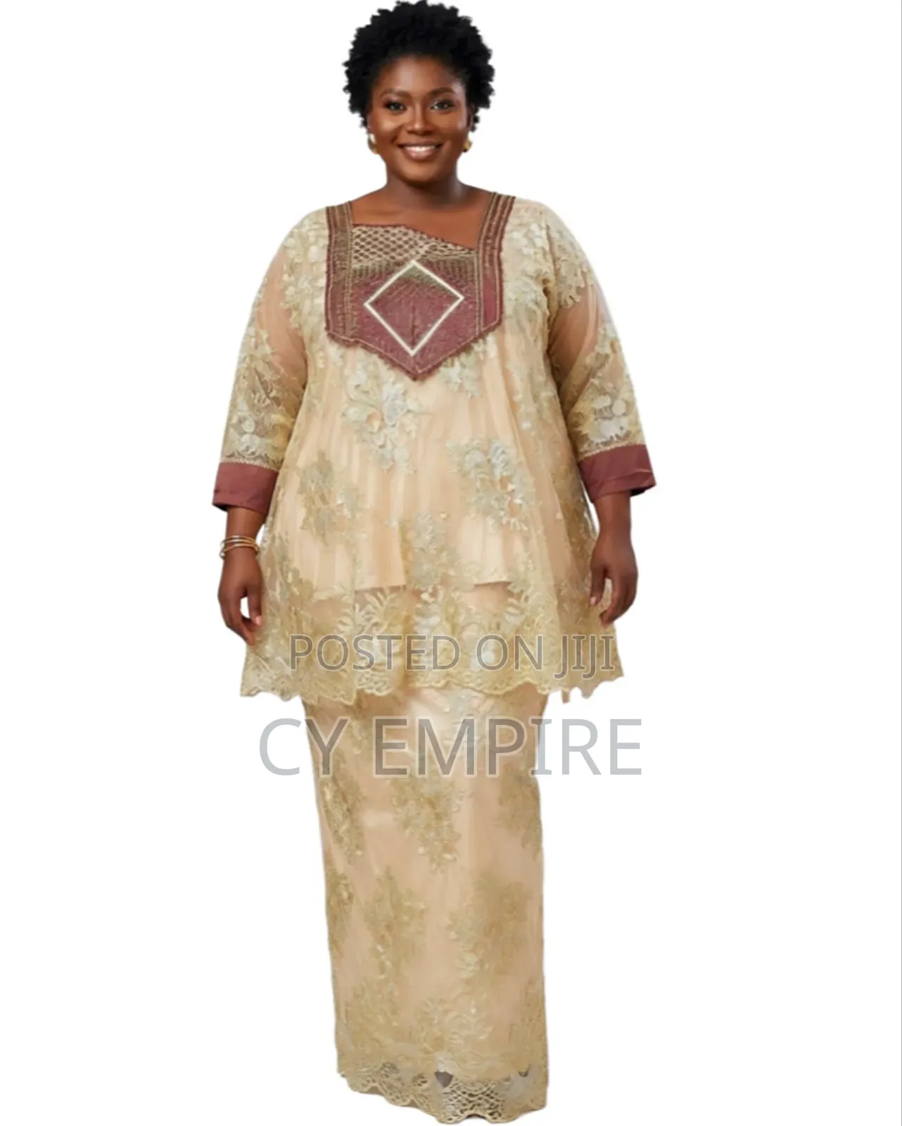 2 Pieces Outfit With Embroidery