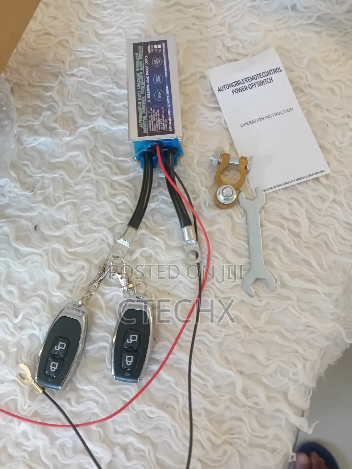Car Anti-Theft Remote Battery Disconnect Switch 12V 200A. Kill Switch