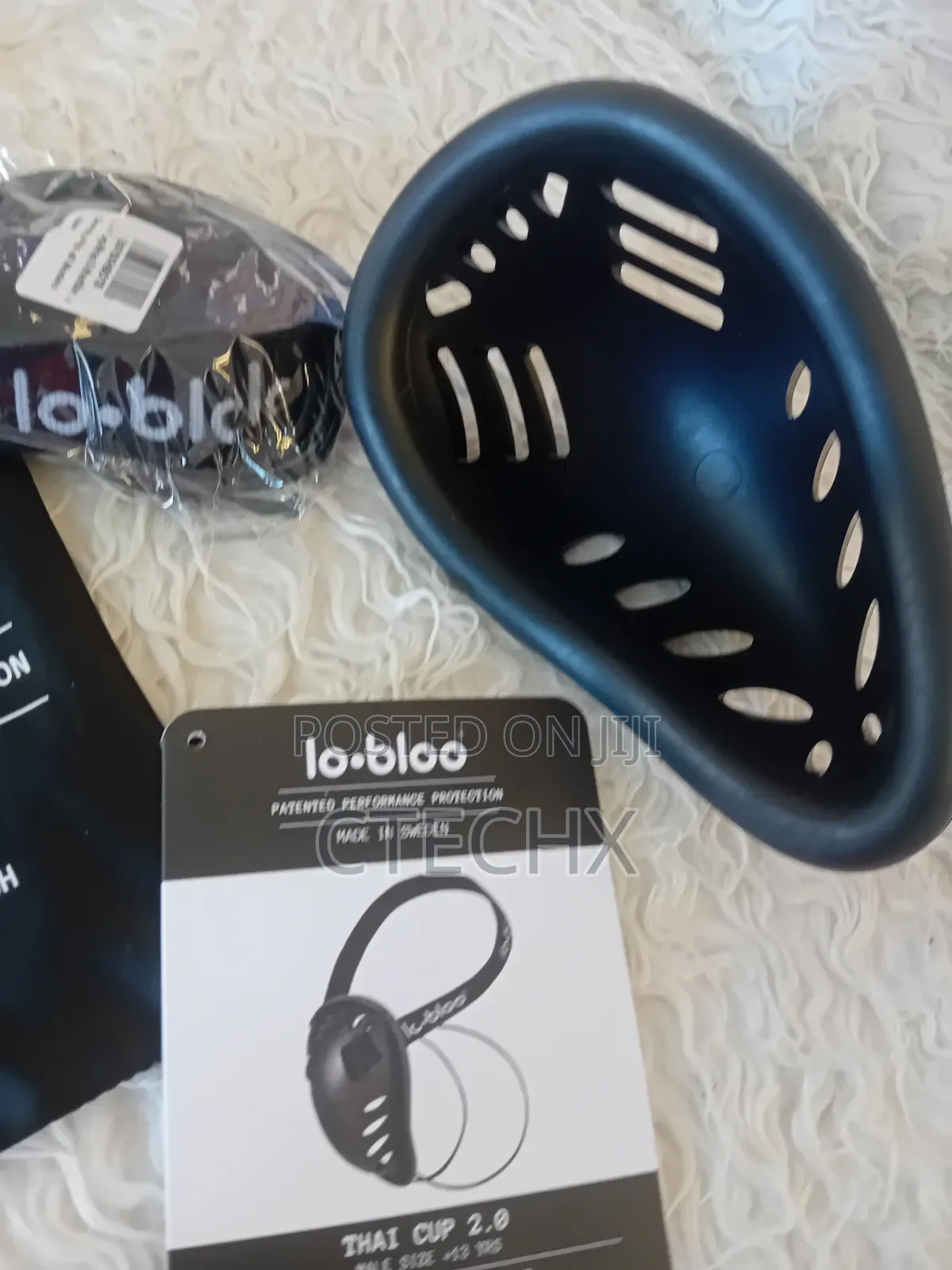 Lobloo Thai Cup 2.0 Groin Guard for MMA Combat Sports - Black