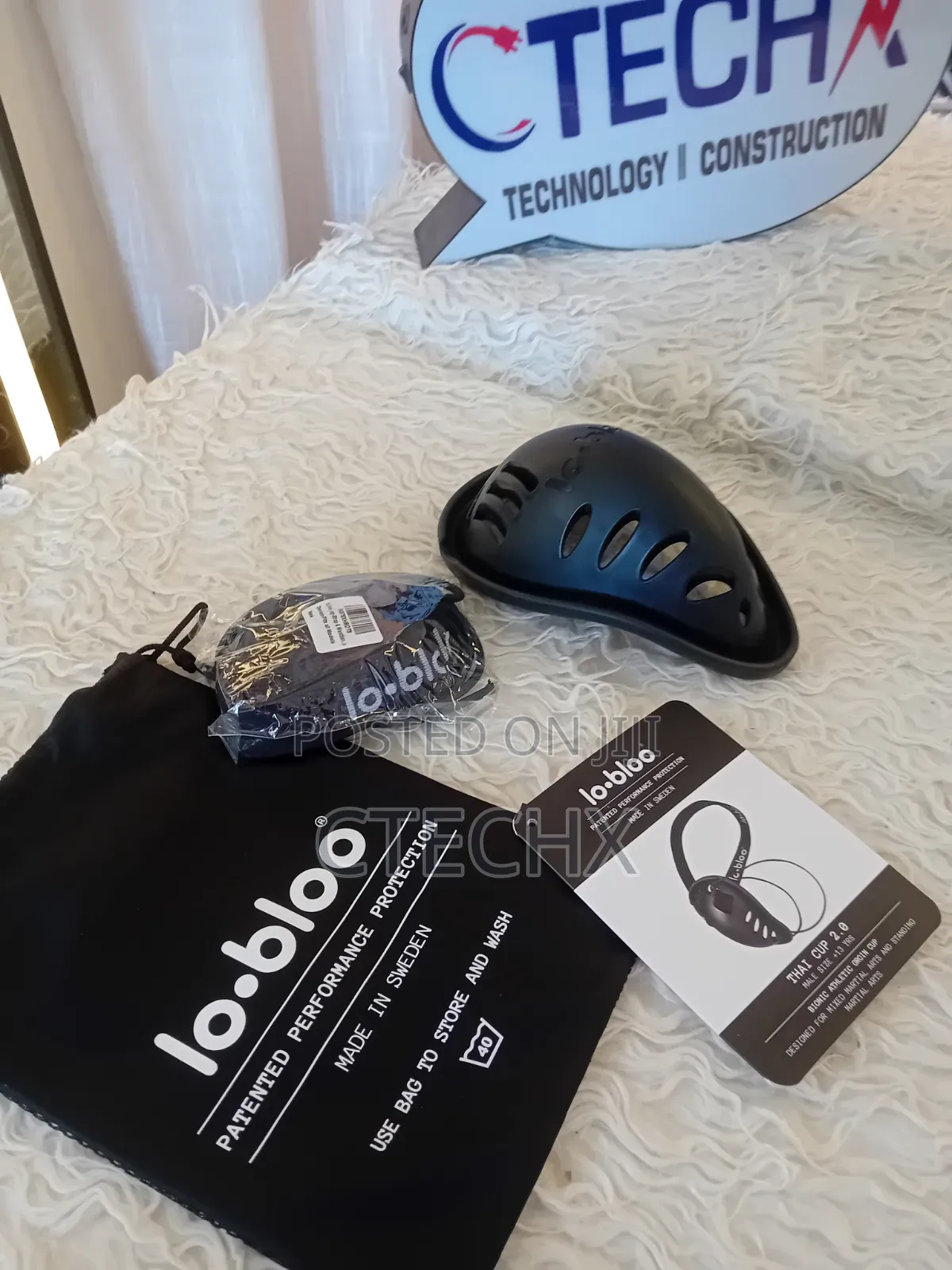 Lobloo Thai Cup 2.0 Groin Guard for MMA Combat Sports - Black