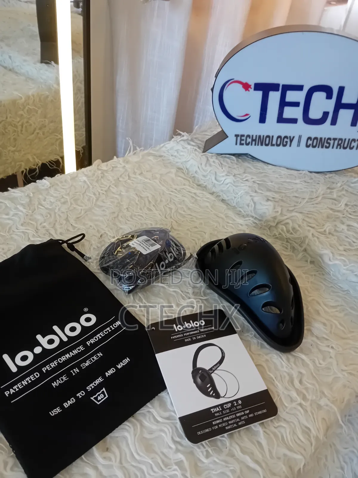 Lobloo Thai Cup 2.0 Groin Guard for MMA Combat Sports - Black