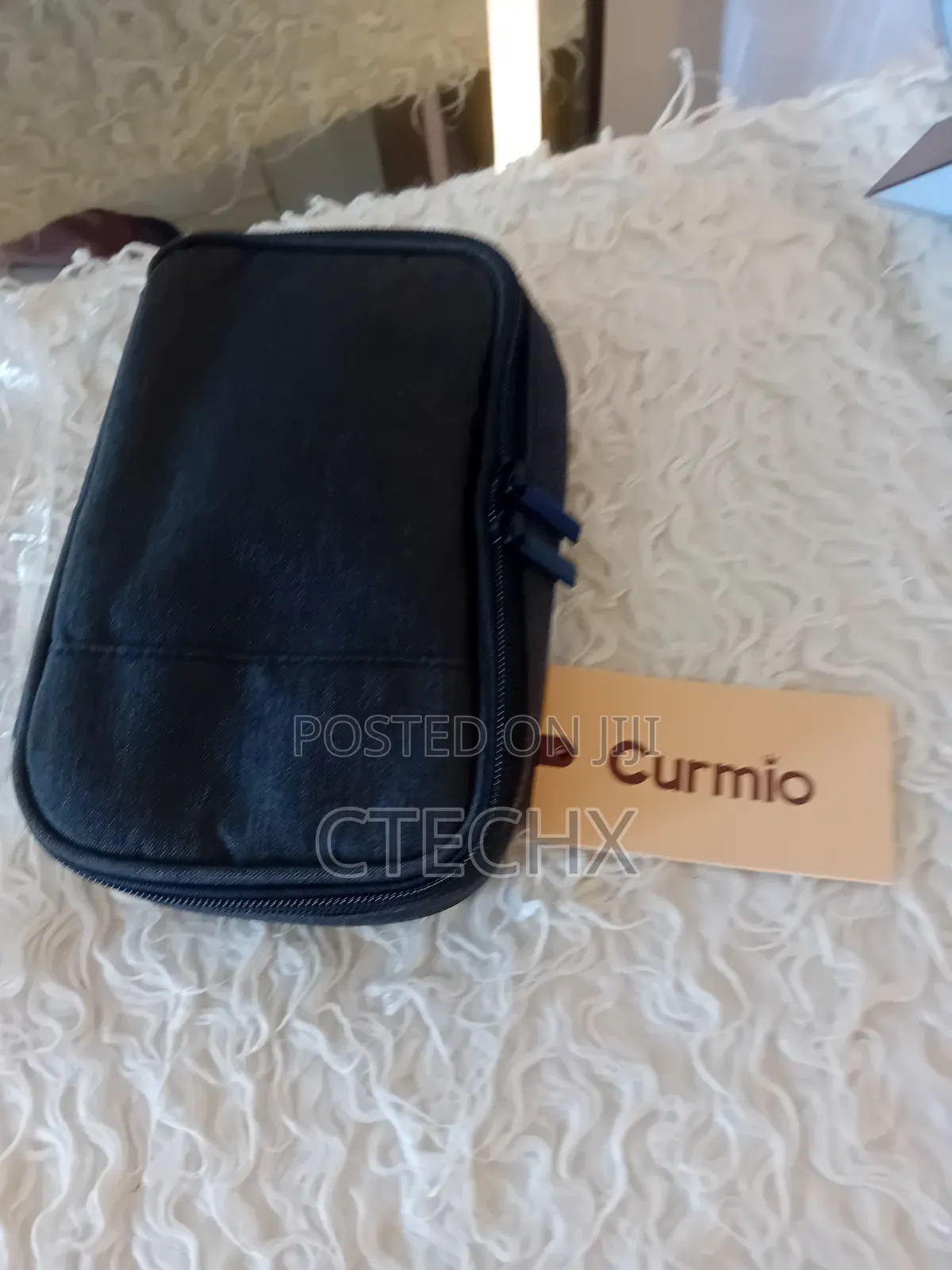 CURMIO Diabetic Supplies Bag, Diabetes Travel Organizer Case, Black