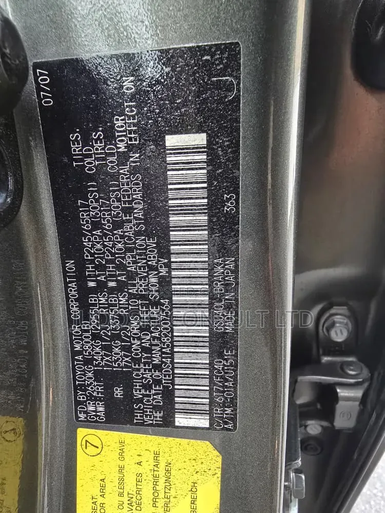 Toyota Highlander 2008 Green