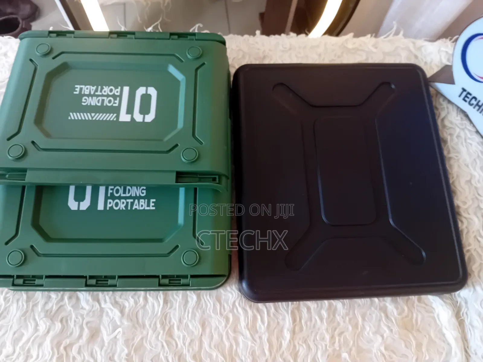 Foldable Portable Toilet for Camping Travel–Heavy Duty 150kg Capacity